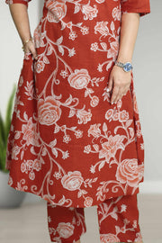 Cotton Co-Ord Set – Floral Print