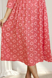 Rayon Charm Printed Flair Top