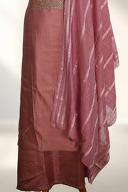 Silk Churidar Material – Golden Thread Work