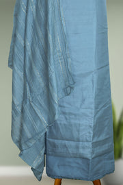 Silk Churidar Material – Golden Thread Work with Sequins