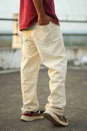 Fireboat Wide-Leg Baggy Jeans – Plain