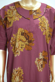 Cotton Nighty – Floral Print