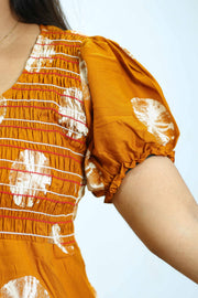 Cotton Night Dress with Printed Design