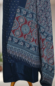 Silk Churidar Material Butta Work