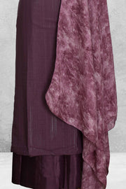 Silk Churidar Material – Embroidery & Sequins Work