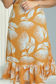 Night Dress-Floral Print