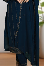 Churidar – Golden Embroidery Thread Work & Sequins