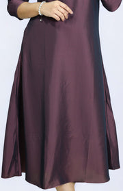 Rangeela Silk Flared Top – Beads & Sequins Work