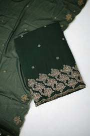 Georgette Churidar Material – Golden Thread Work with Beads