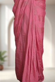 Fancy Saree – Golden Line Elegance