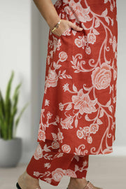 Cotton Co-Ord Set – Floral Print