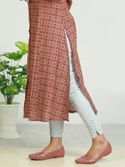 Women's Cotton Printed Flair Kurti - 429/-