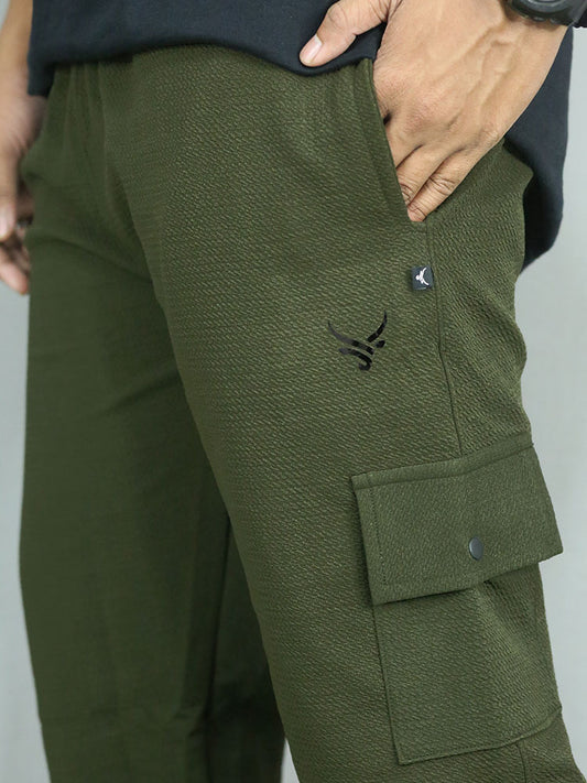 Men regular fit cargo jogger - HOG & FOG
