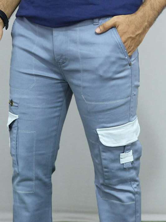 Mens regular fit cargo jogger