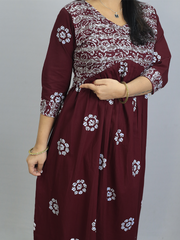 Aliya Cut Feeding Kurti