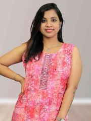 Digital Printed Chiffon Kurti