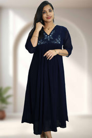 Flared Kurti – Cut Bead, Sequins & Stone Work