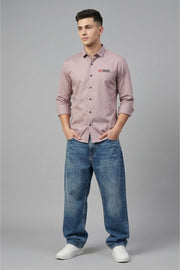 Men’s Back Print Shirt – Imported Twill Linen