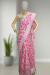 Cotton Silk Saree with Silver Thread Work
