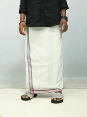 Men's Cotton Colour Dhothi - 149/-