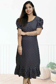 Chic Cotton Flared Top (NIGHT DRESS)