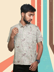 Half-Sleeve Cotton Mix Casual Shirt - Only ₹298