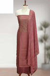 Elegant Silk Churidar Material with Embroidery