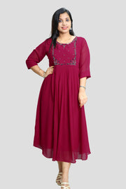 Elegant Flared Georgette Top
