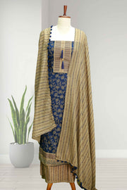 Cotton Churidar Material with Mirror Work