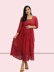 Flared Georgette Kurti