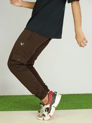 Trendy Comfort - Ottoman Cargo Jogger with Rib