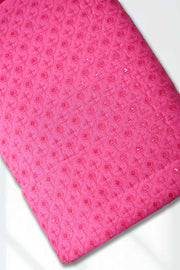 Cotton Hakoba Running Material – Sequins Work