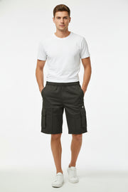 Desi Factory Cargo Shorts – Plain with Pocket