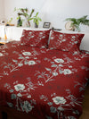 Alibaba Family Bedsheet with Pillow Cover - Cotton Mix & Floral Print - ₹550/-