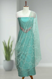 Silk Churidar Material