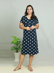 Soft Hosiery Maternity & Feeding Frock Nighty - Starting from ₹449