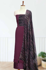 Silk Churidar Material-Lace Work