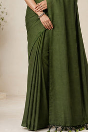 Kalamkari Tassel Malcotton Saree