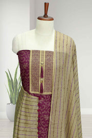 Cotton Churidar Material with Mirror Work