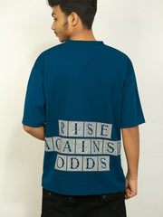 Rise Against Odds Printed Lycra T-Shirt - Just ₹200!