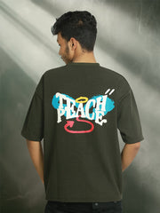 Teach Peach: Loopknit Printed T-Shirt - Just ₹200! 🍑