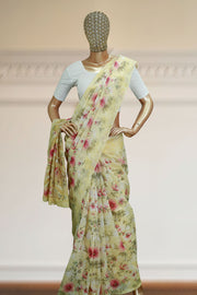 Linen Touch Fancy Saree