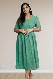 Printed Chiffon Feeding Top