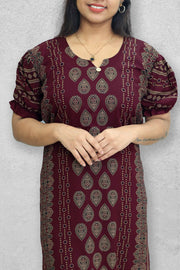 Printed Cotton  Nightdress