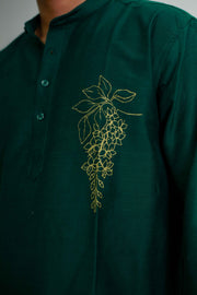 Kanchi Cotton Floral Print Kurta