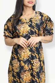 Cotton Night Dress with Print