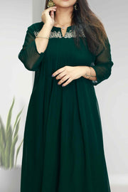 Elegant Flared Georgette Top