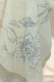 Sequin Thread Work Silk Churidar Material