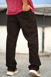 Fireboat Wide-Leg Baggy Jeans – Plain