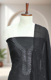 Festive Wear Silk Churidar Material – Stone Finish